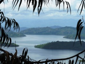 pictureperfect view of lake burera in northern province